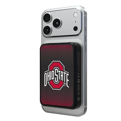 Keyscaper Ohio State Buckeyes Wireless Magnetic Power Bank