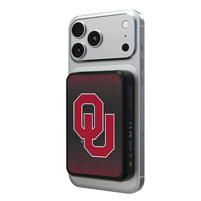 Keyscaper Oklahoma Sooners Wireless Magnetic Power Bank