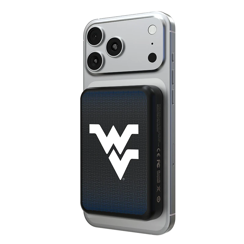 Keyscaper West Virginia Mountaineers Wireless Magnetic Power Bank