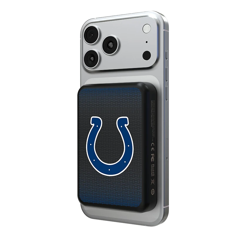 Keyscaper Indianapolis Colts Wireless Magnetic Power Bank