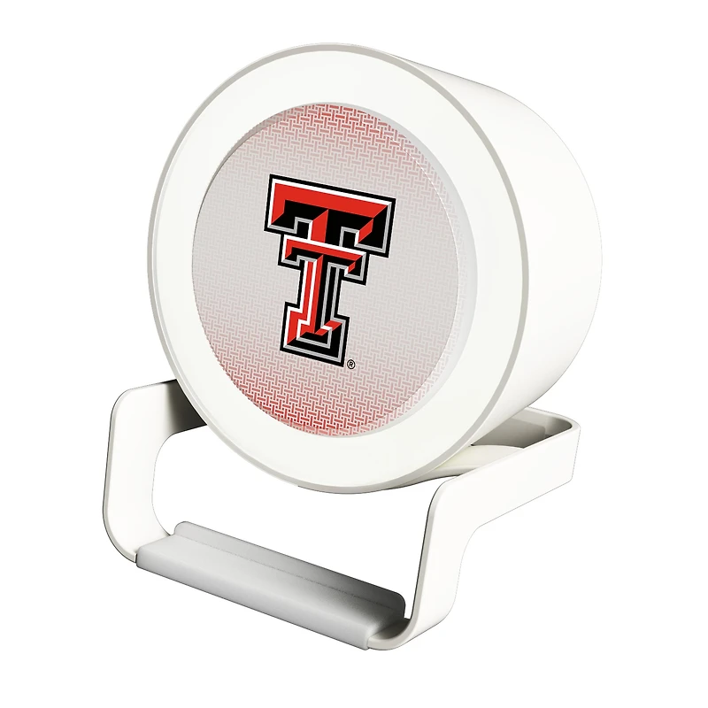 Keyscaper Texas Tech Red Raiders Linen Print Nightlight Charger & Bluetooth Speaker
