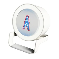 Keyscaper Houston Oilers Linen Print Nightlight Charger & Bluetooth Speaker