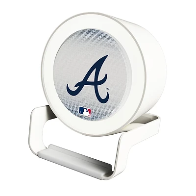 Keyscaper Atlanta Braves Linen Print Nightlight Charger & Bluetooth Speaker