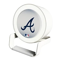 Keyscaper Atlanta Braves Linen Print Nightlight Charger & Bluetooth Speaker