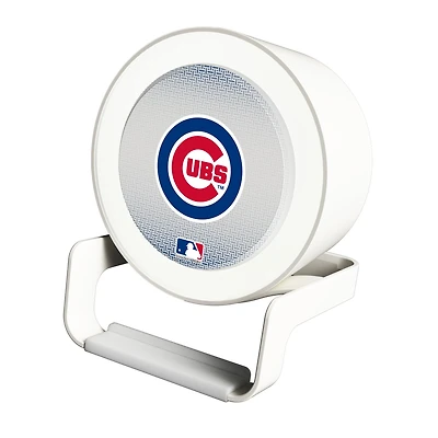 Keyscaper Chicago Cubs Linen Print Nightlight Charger & Bluetooth Speaker