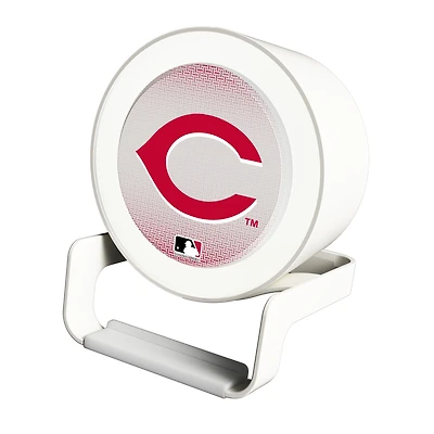 Keyscaper Cincinnati Reds Linen Print Nightlight Charger & Bluetooth Speaker