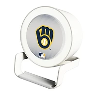 Keyscaper Milwaukee Brewers Linen Print Nightlight Charger & Bluetooth Speaker