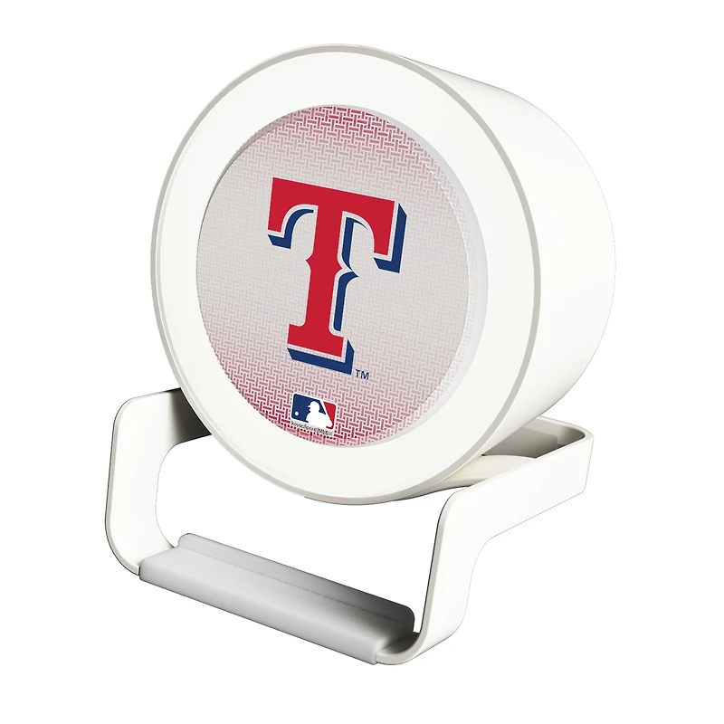 Keyscaper Texas Rangers Linen Print Nightlight Charger & Bluetooth Speaker