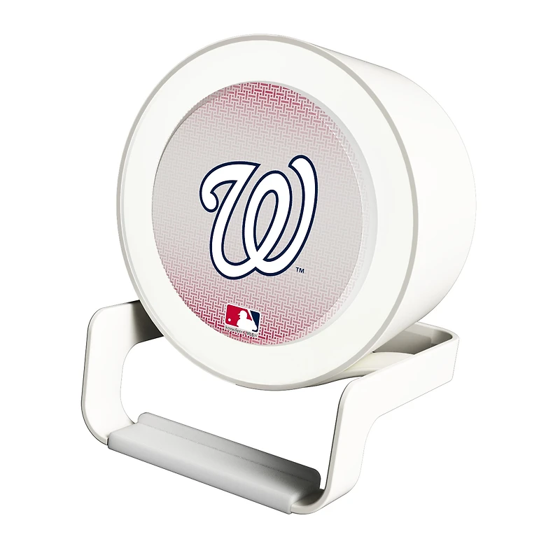 Keyscaper Washington Nationals Linen Print Nightlight Charger & Bluetooth Speaker