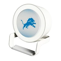 Keyscaper Detroit Lions Linen Print Nightlight Charger & Bluetooth Speaker