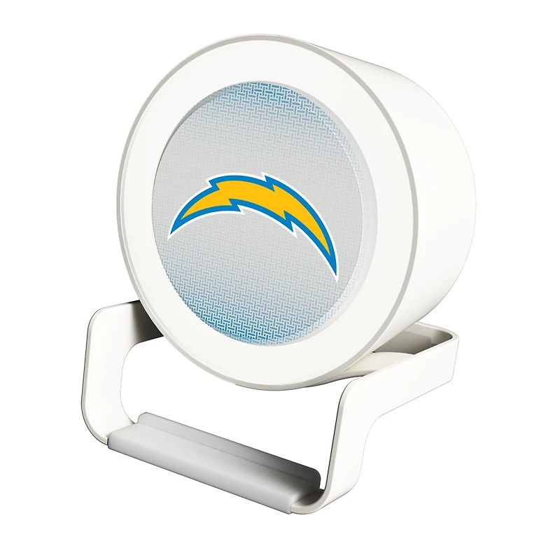 Keyscaper Los Angeles Chargers Linen Print Nightlight Charger & Bluetooth Speaker
