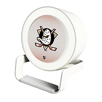 Keyscaper Anaheim Ducks Linen Print Nightlight Charger & Bluetooth Speaker