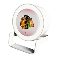Keyscaper Chicago Blackhawks Linen Print Nightlight Charger & Bluetooth Speaker