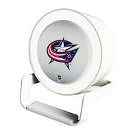 Keyscaper Columbus Blue Jackets Linen Print Nightlight Charger & Bluetooth Speaker