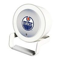 Keyscaper Edmonton Oilers Linen Print Nightlight Charger & Bluetooth Speaker