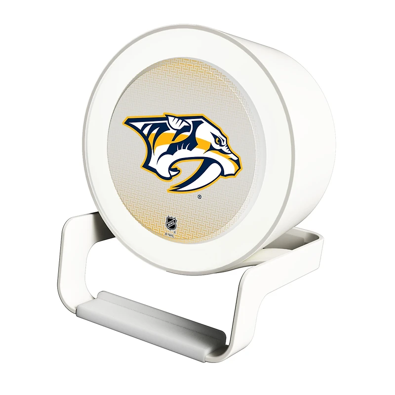 Keyscaper Nashville Predators Linen Print Nightlight Charger & Bluetooth Speaker