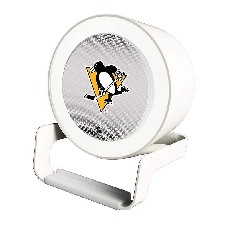 Keyscaper Pittsburgh Penguins Linen Print Nightlight Charger & Bluetooth Speaker