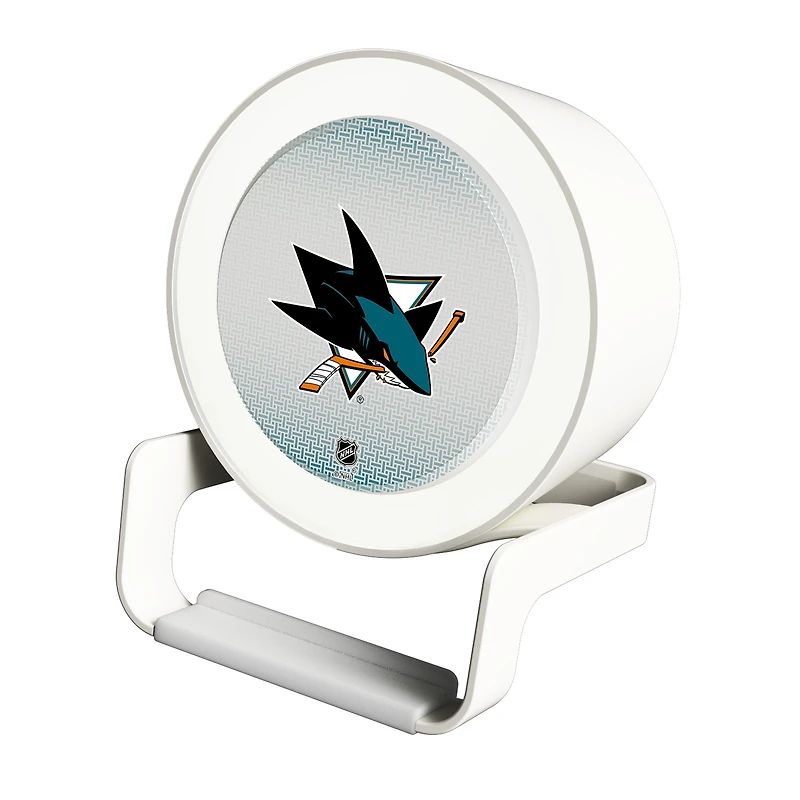 Keyscaper San Jose Sharks Linen Print Nightlight Charger & Bluetooth Speaker