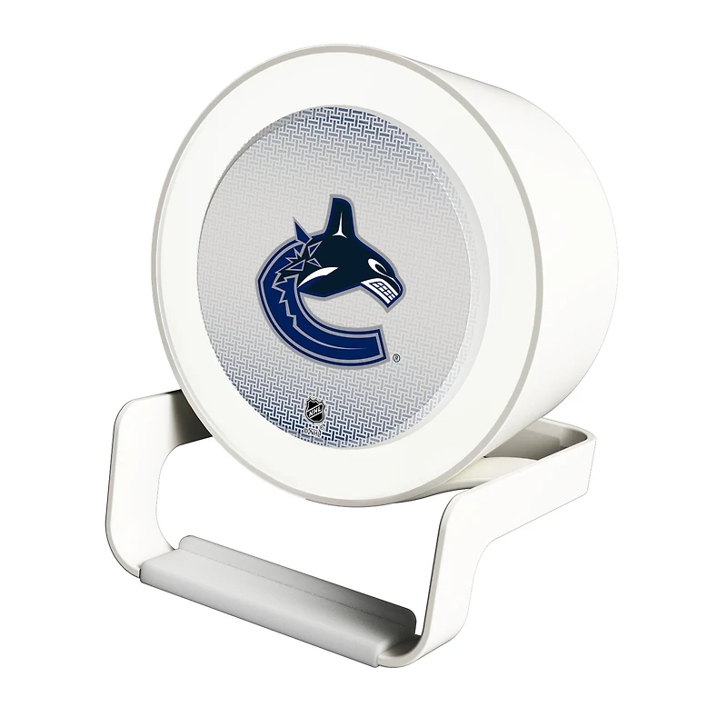 Keyscaper Vancouver Canucks Linen Print Nightlight Charger & Bluetooth Speaker