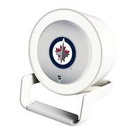 Keyscaper Winnipeg Jets Linen Print Nightlight Charger & Bluetooth Speaker