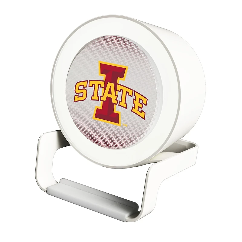 Keyscaper Iowa State Cyclones Linen Print Nightlight Charger & Bluetooth Speaker