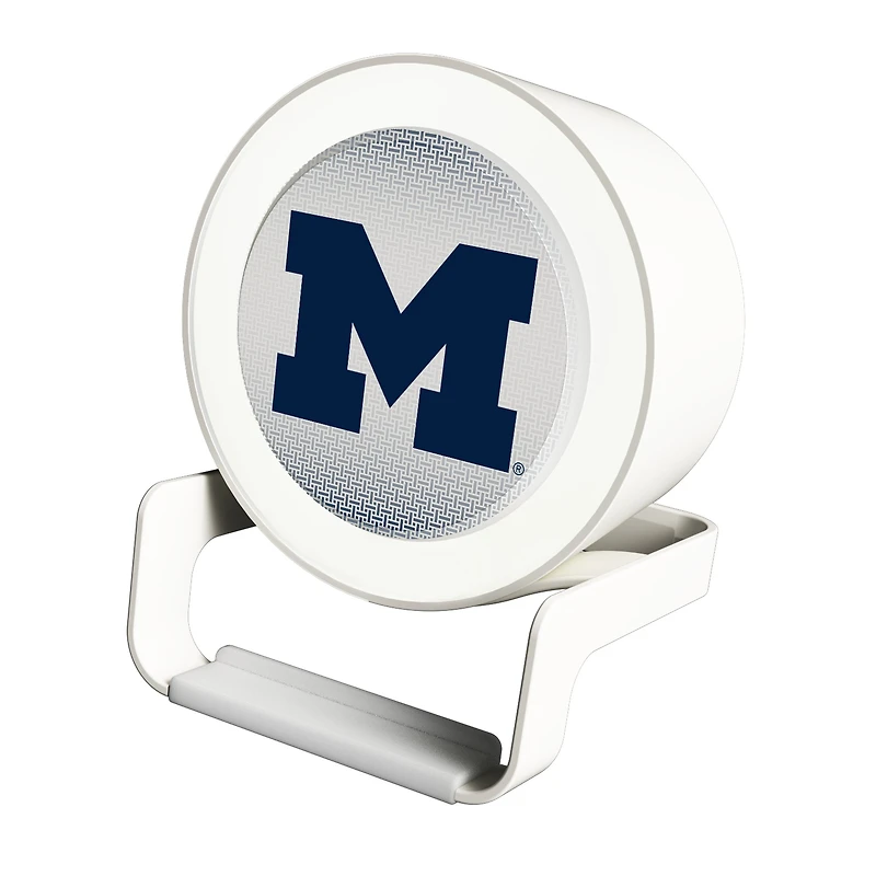 Keyscaper Michigan Wolverines Linen Print Nightlight Charger & Bluetooth Speaker