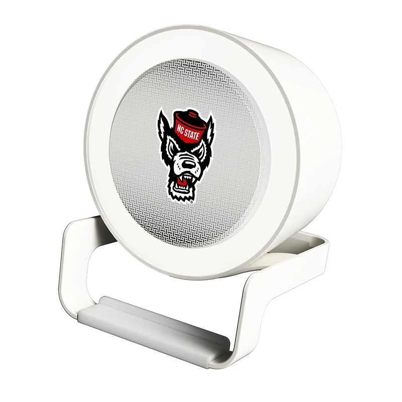 Keyscaper NC State Wolfpack Linen Print Nightlight Charger & Bluetooth Speaker