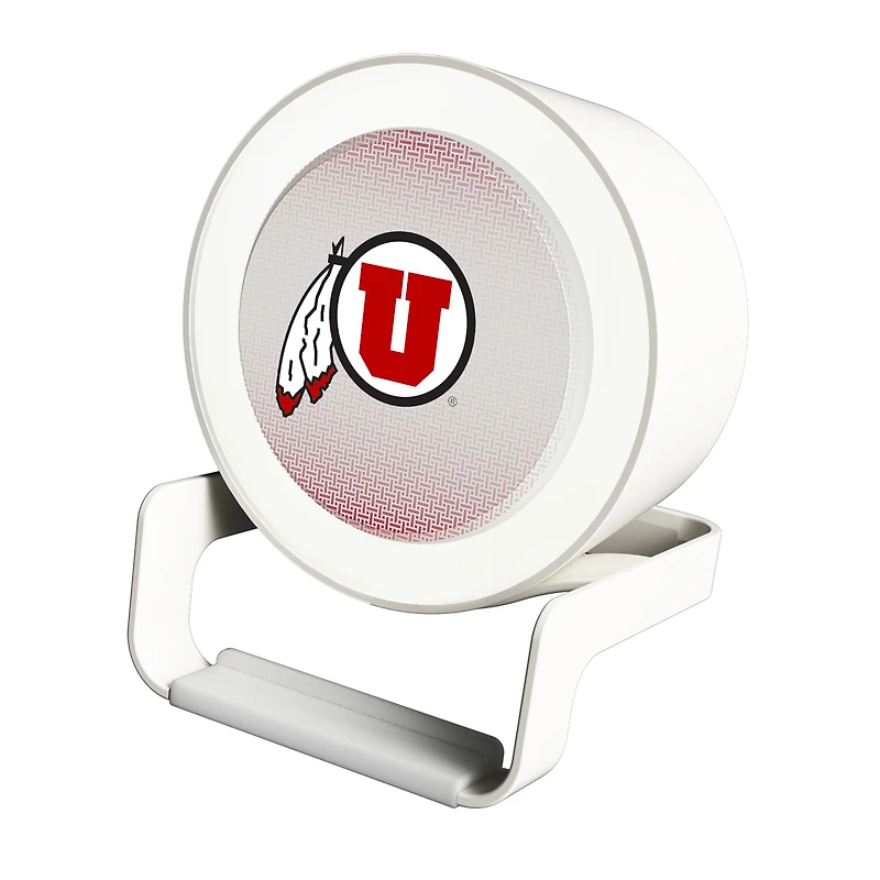 Keyscaper Utah Utes Linen Print Nightlight Charger & Bluetooth Speaker