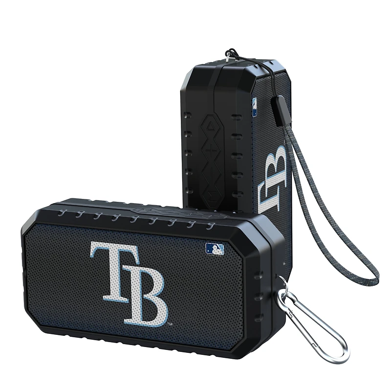 Keyscaper Tampa Bay Rays Water Resistant Linen Print Bluetooth Speaker