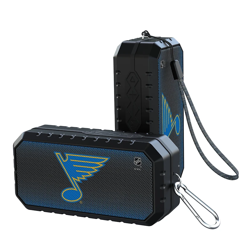Keyscaper St. Louis Blues Water Resistant Linen Print Bluetooth Speaker