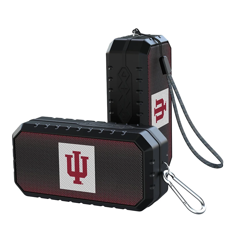 Keyscaper Indiana Hoosiers Water Resistant Linen Print Bluetooth Speaker