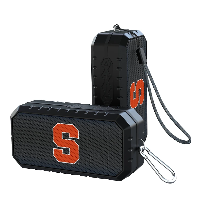 Keyscaper Syracuse Orange Water Resistant Linen Print Bluetooth Speaker