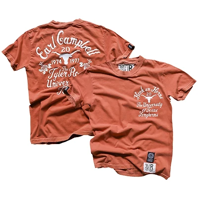 Men's Roots of Fight Earl Campbell Texas Orange Longhorns Name & Number T-Shirt