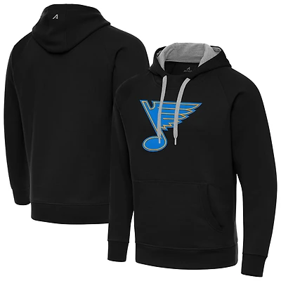 Men's Antigua St. Louis Blues Victory Pullover Hoodie