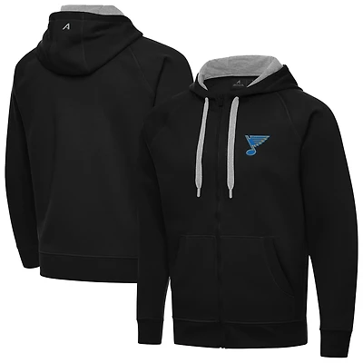 Men's Antigua St. Louis Blues Victory Full-Zip Hoodie