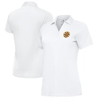 Women's Antigua White Boston Bruins Tribute Polo