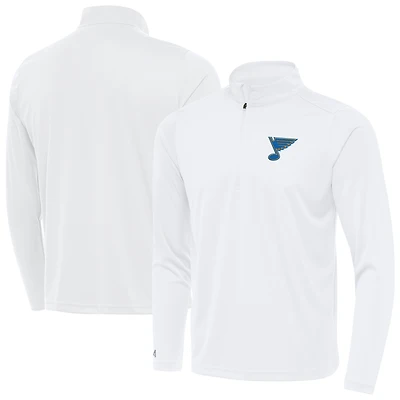 Men's Antigua St. Louis Blues Tribute Lightweight Quarter-Zip Pullover