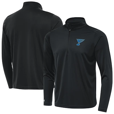 Men's Antigua St. Louis Blues Tribute Lightweight Quarter-Zip Pullover