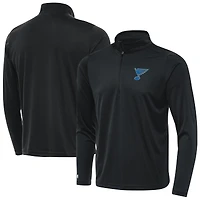 Men's Antigua St. Louis Blues Tribute Lightweight Quarter-Zip Pullover