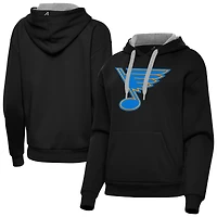 Women's Antigua St. Louis Blues Victory Pullover Hoodie