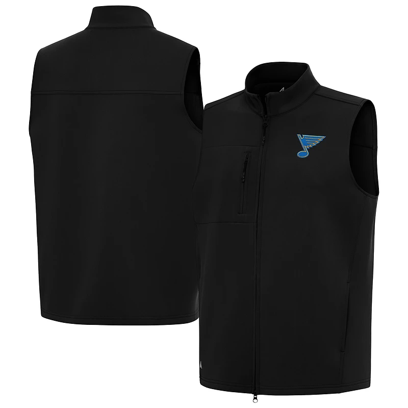Men's Antigua St. Louis Blues Demand Full-Zip Vest