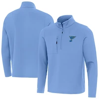 Men's Antigua St. Louis Blues Insider Quarter-Zip Pullover