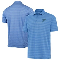 Men's Antigua Heather Blue St. Louis Blues Urge Polo