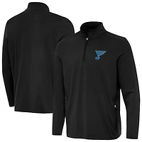 Men's Antigua St. Louis Blues Perilous Quarter-Zip Sweatshirt