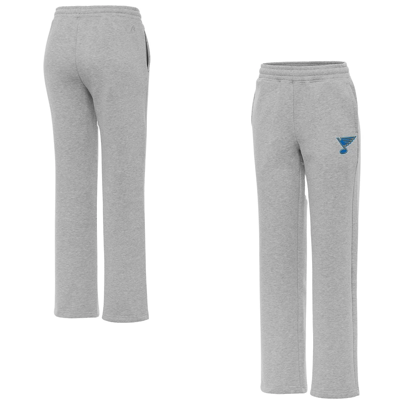 Women's Antigua Heather Gray St. Louis Blues Victory Sweatpants