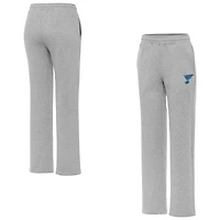 Women's Antigua Heather Gray St. Louis Blues Victory Sweatpants
