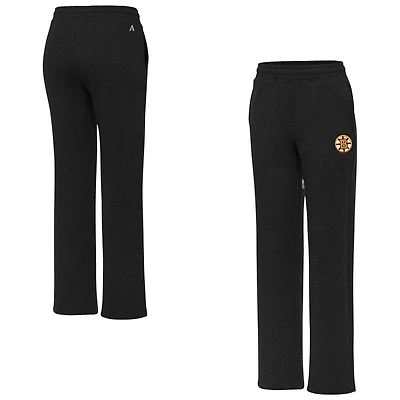 Women's Antigua Black Boston Bruins Victory Sweatpants