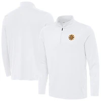 Men's Antigua Boston Bruins Reprocess Quarter-Zip Pullover