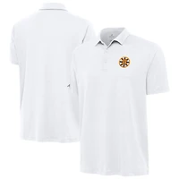 Men's Antigua White Boston Bruins Reprocess Polo