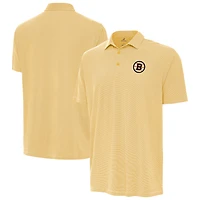 Men's Antigua Gold Boston Bruins Twine Polo
